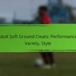 Adult Soft Ground Cleats: Performance, Variety, Style