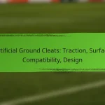 Artificial Ground Cleats: Traction, Surface Compatibility, Design