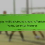 Budget Artificial Ground Cleats: Affordability, Value, Essential Features