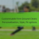 Customisable Firm Ground Cleats: Personalisation, Style, Fit options