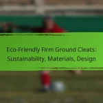 Eco-Friendly Firm Ground Cleats: Sustainability, Materials, Design