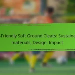 Eco-Friendly Soft Ground Cleats: Sustainable materials, Design, Impact