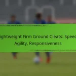 Lightweight Firm Ground Cleats: Speed, Agility, Responsiveness