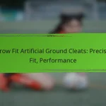 Narrow Fit Artificial Ground Cleats: Precision, Fit, Performance