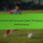 Narrow Fit Soft Ground Cleats: Precision, Fit, Performance