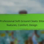 Professional Soft Ground Cleats: Elite features, Comfort, Design