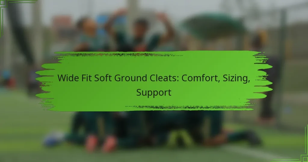 Wide Fit Soft Ground Cleats: Comfort, Sizing, Support