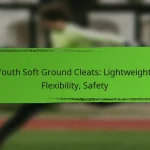 Youth Soft Ground Cleats: Lightweight, Flexibility, Safety